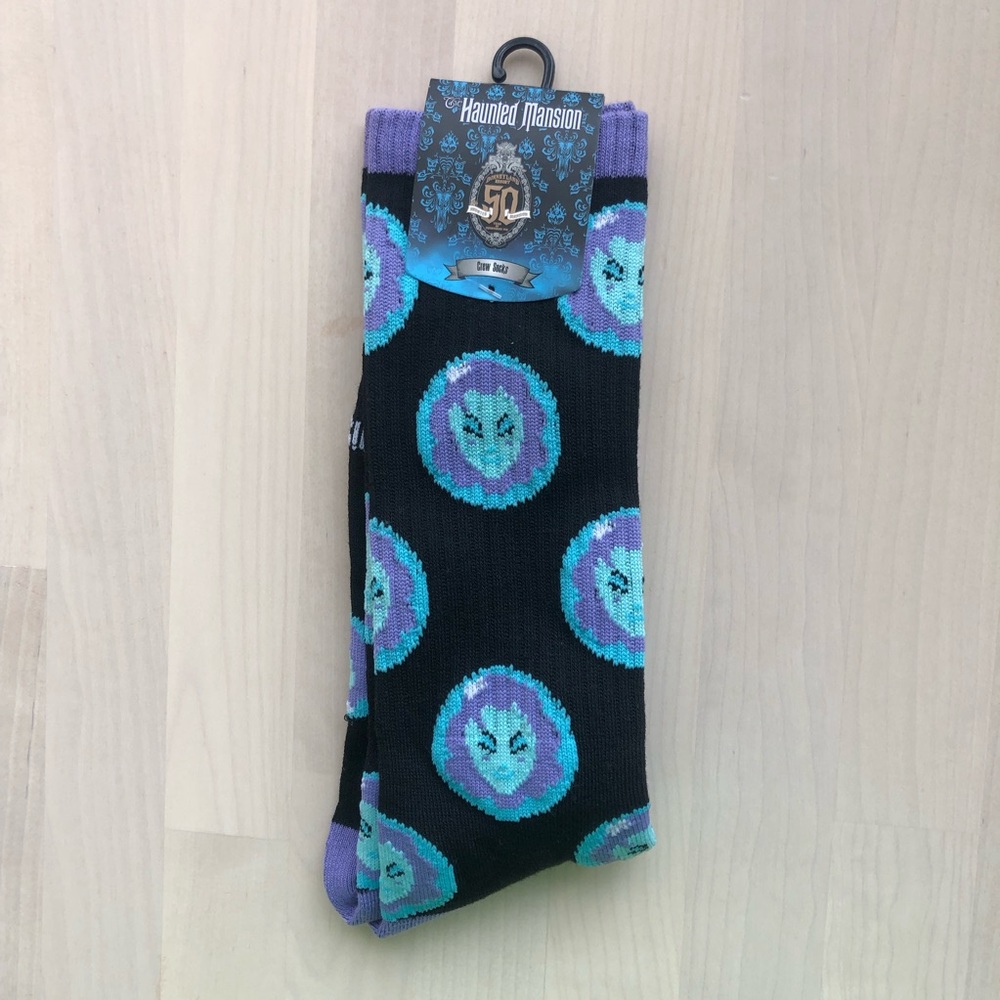 Disneyland Resort 50th The Haunted Mansion Madame Leota Crew Socks